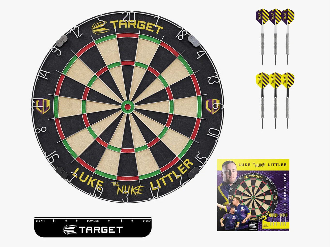 Target - darts Sisalový terč Luke Littler - The Nuke