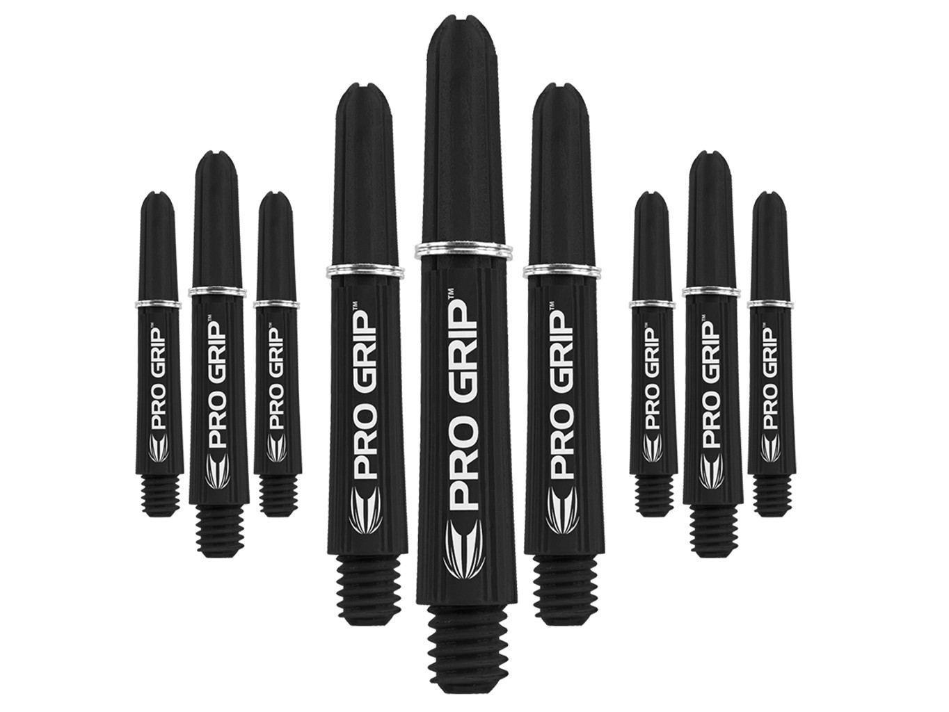 Násadky Target Pro Grip Black Midi 3 sady