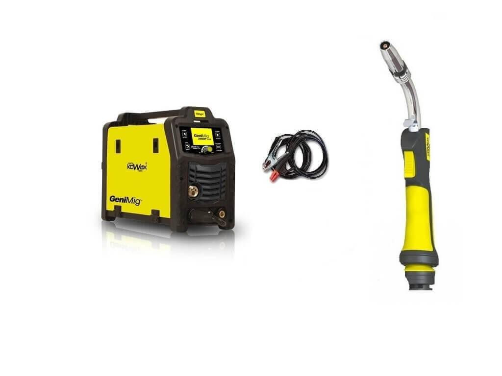 Kowax Svářečka GeniMig 240DP LCD pro MIG, MMA a LiftTig KWXSTGM240DP