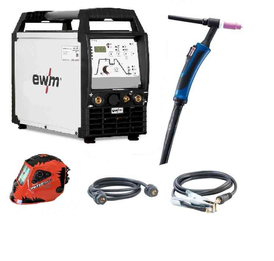 TIG svářečka EWM Picotig 200 AC/DC puls HF 8P - výhodný SET Varianta: SET 2: svářečka s výbavou v popisu stroje + kukla profi 090-000188-00504