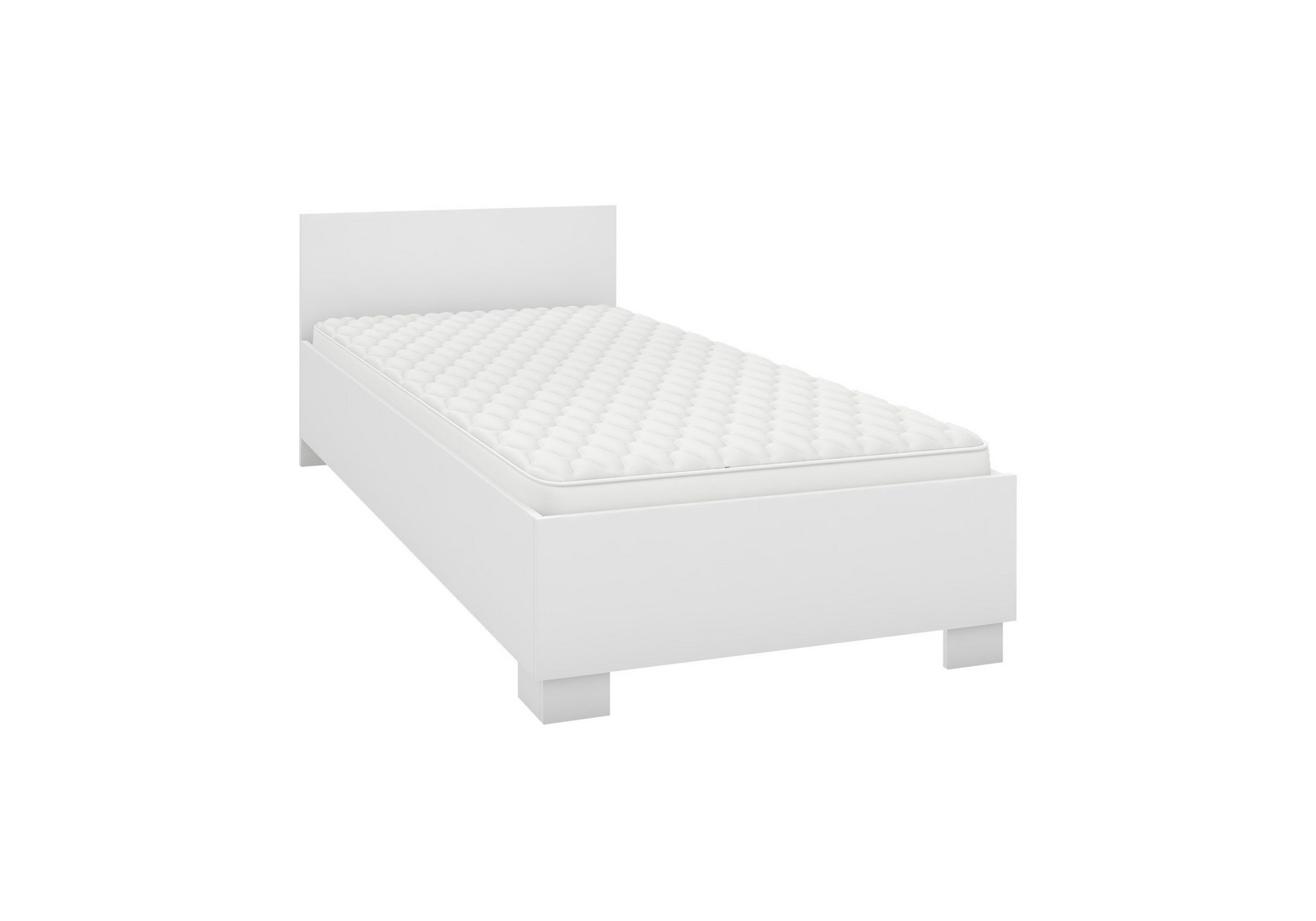 IDZ Postel OMEGA/SMYK I 90 x 200 cm 36, Bílá