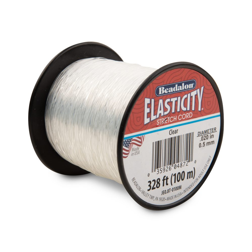 Beadalon elastomer 0,5 mm/100 m - 1 ks
