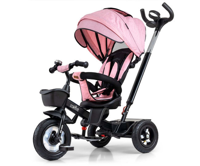 Dětská tříkolka Movi černá / růžová