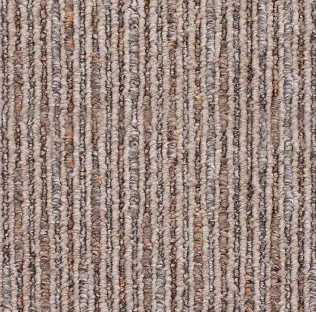 Metrážový koberec Lines 64 béžový / šedý