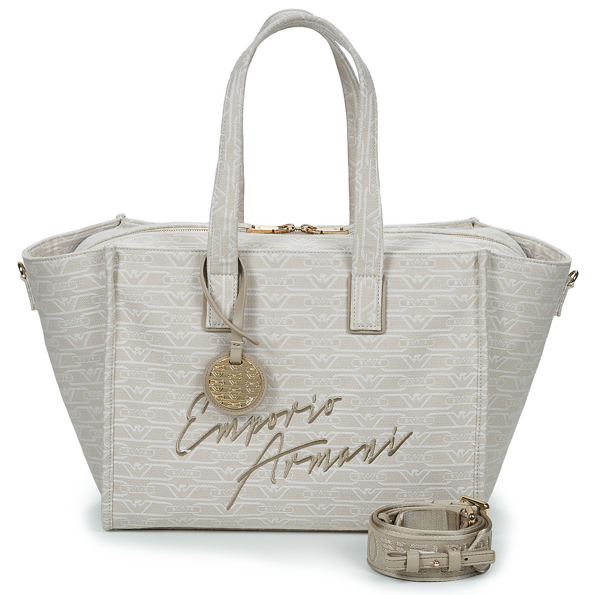 Emporio Armani  SHOPPING BAG EW000370  Béžová
