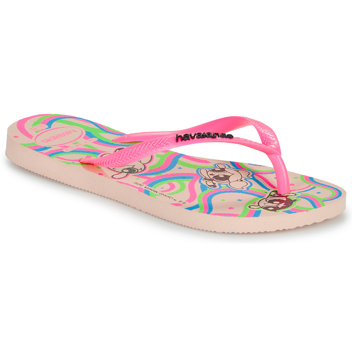 Havaianas  KIDS SLIM POWERPUFF GIRLS  Růžová