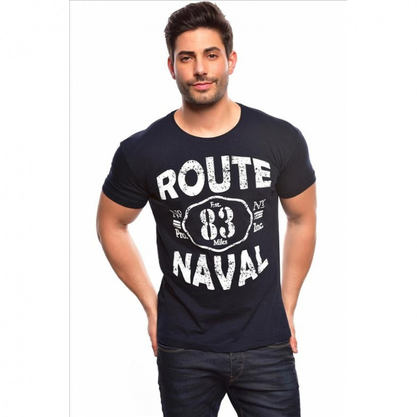 Tričko Spartans History Route Naval - navy, L