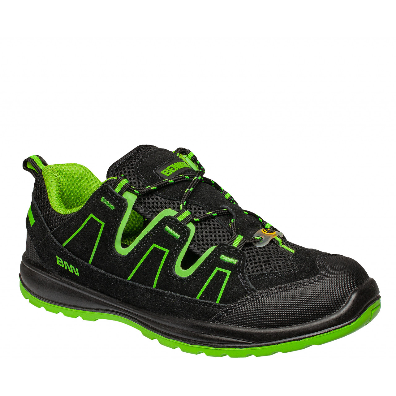 Sandále Bennon Classic O1 - černé-zelené, 44