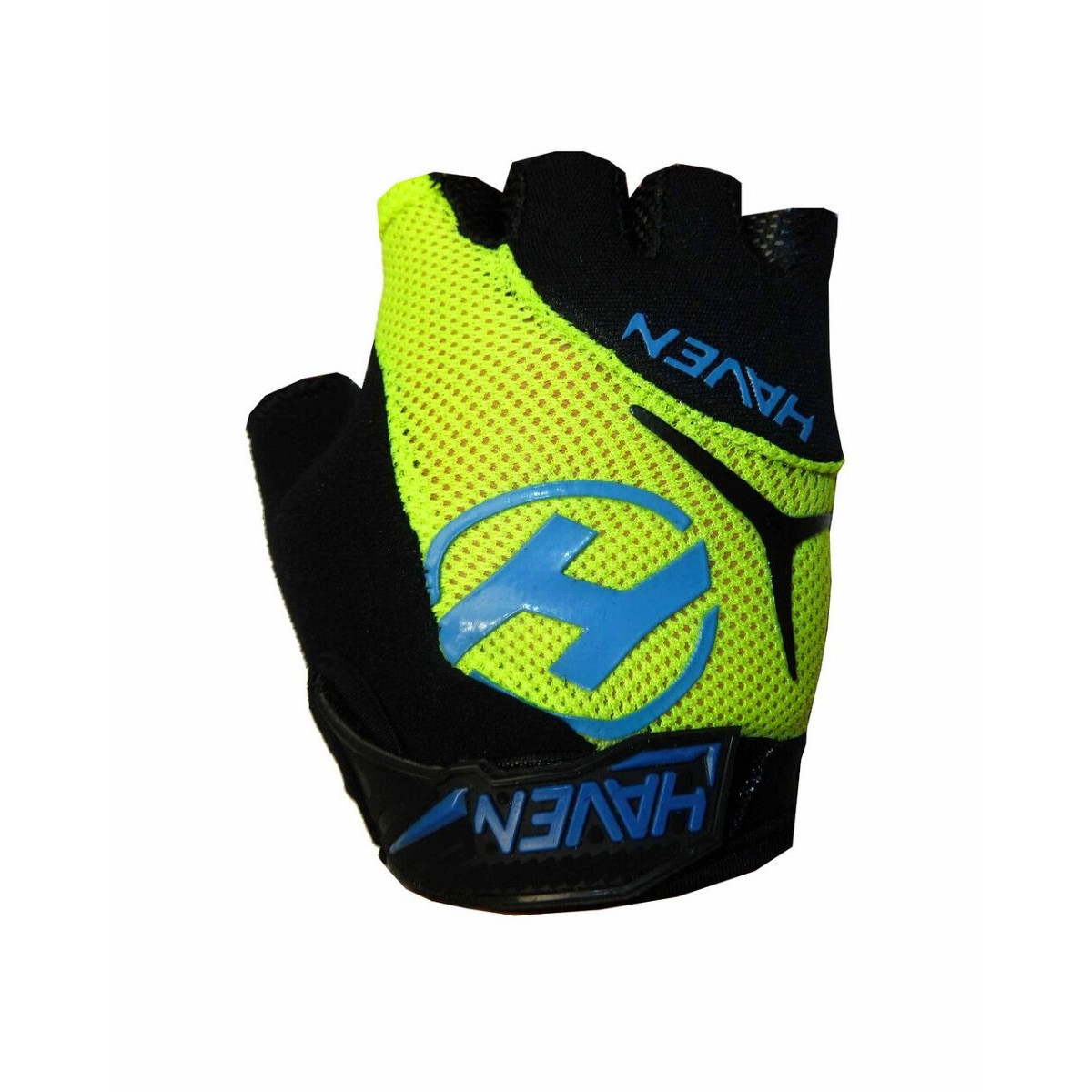 Rukavice krátkoprsté Haven Demo Kid Short - černé-žluté, 4-6 let