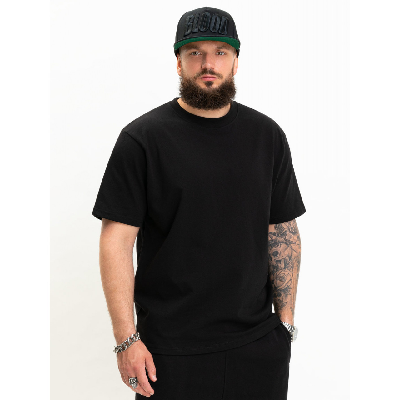 Triko pánské Blood In Blood Out Pesado Heavy - černé, M