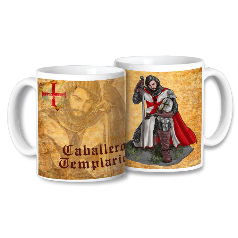 Hrnek Barbaric Cabelleros Templarios - barevný