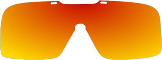 R2 Náhradní čočky k modelu Winner AT107, fotochromatické, černočervený chrom