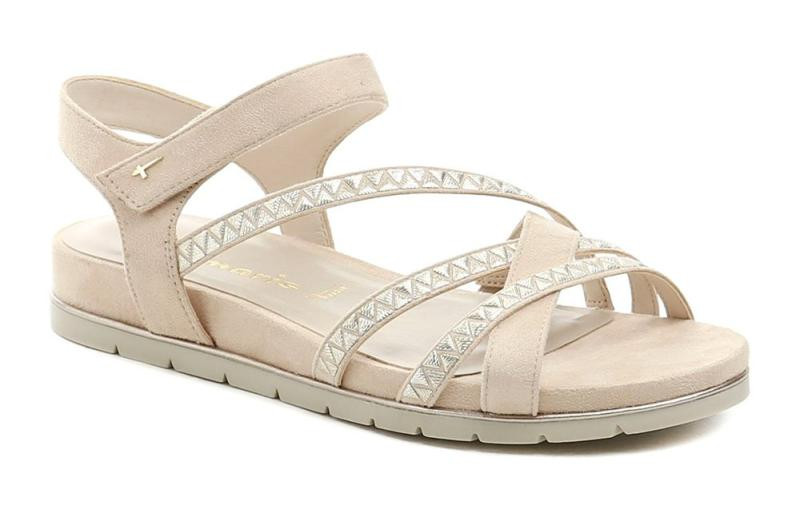 Tamaris 1-28152-44 béžové dámské sandály