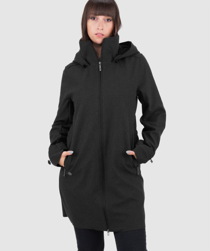 Woox Philo Black Beauty softshellový kabát