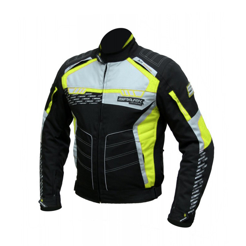 Spark Mizzen moto bunda černo-šedá - 6XL