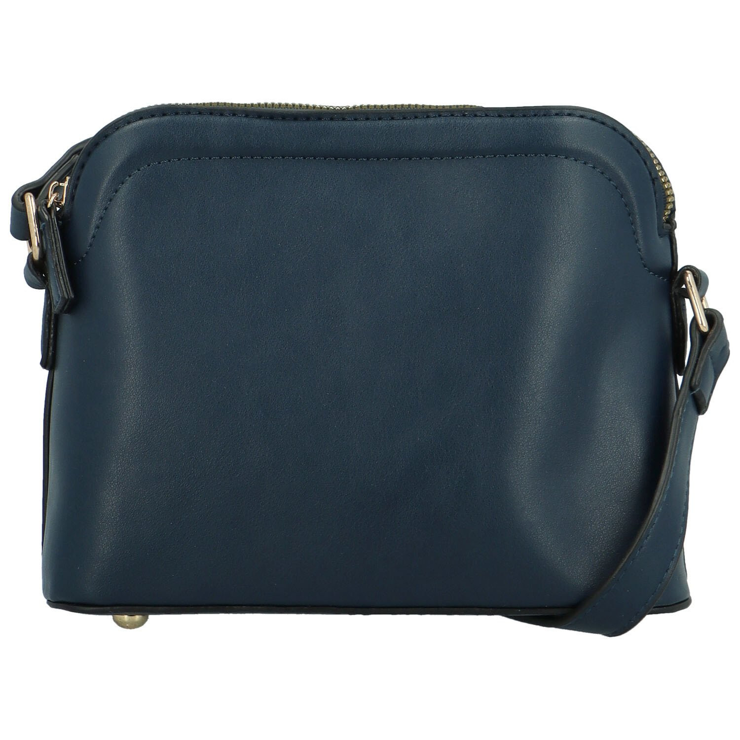 Trendy dámská koženková crossbody kabelka Dagoma, tmavě modrá