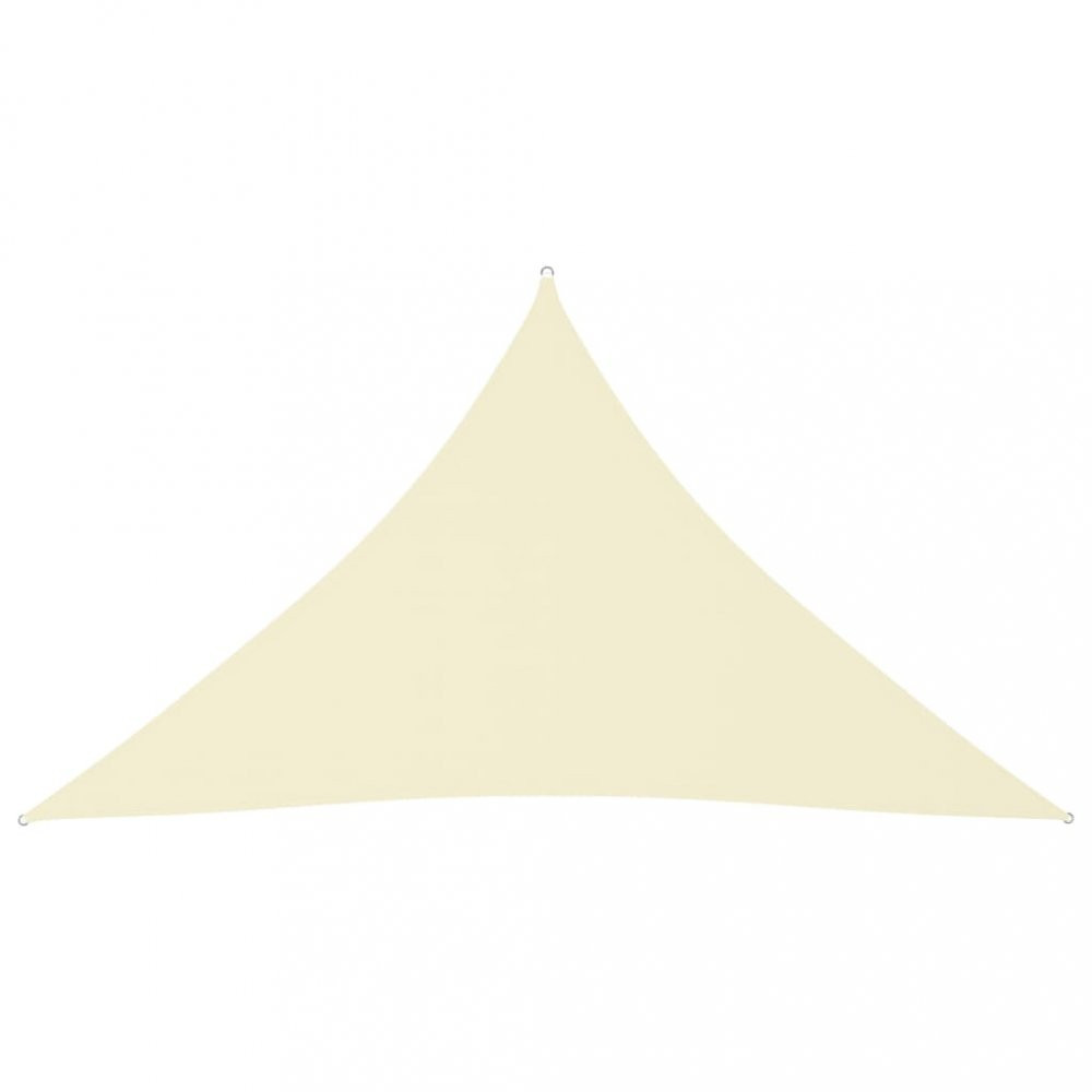 Stínící plachta trojúhelníková 5 x 5 x 6 m oxfordská látka Dekorhome