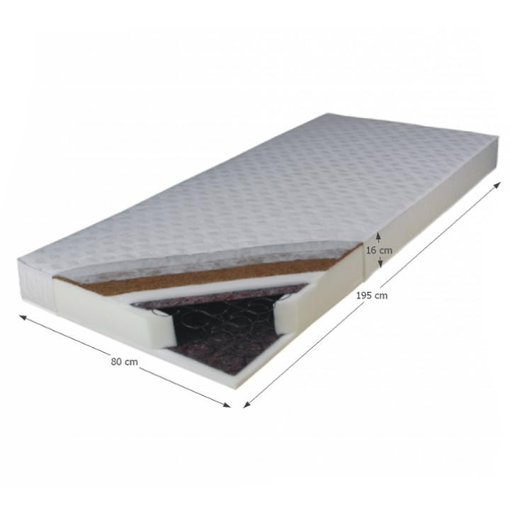 Pružinová matrace KOKOS MEDIUM Tempo Kondela