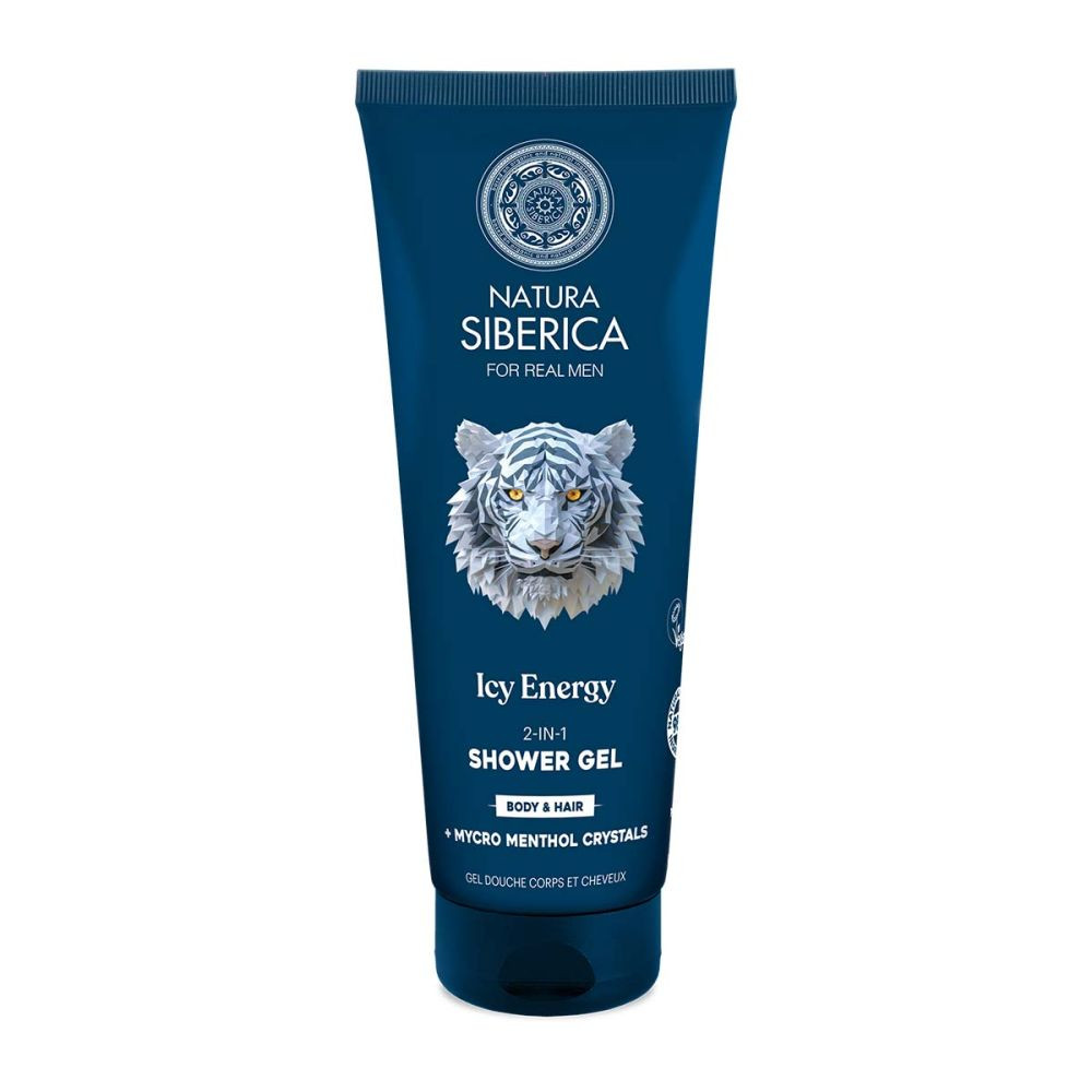 Natura Siberica Men Sprchový gel 2v1 - Ledová energie Na tělo a vlasy 200 ml