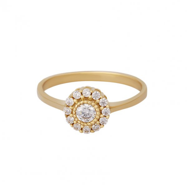 Prsten se syntetickými kameny 226-185-0906 50-1.85g