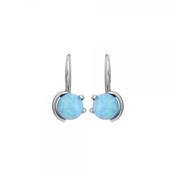 Náušnice se syntetickými opály 337-087-001155 3.20g