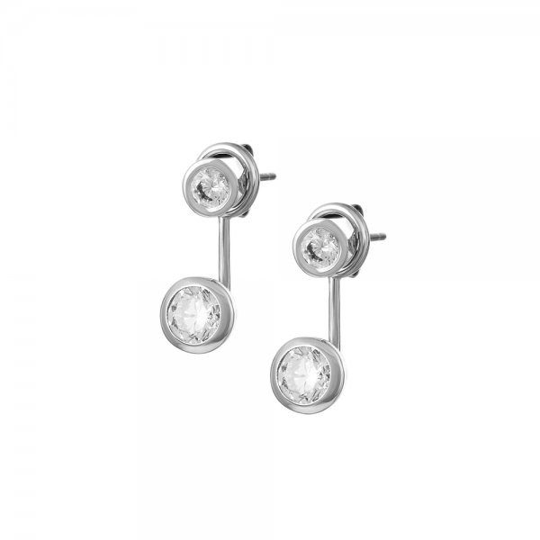 Náušnice se syntetickými kameny 336-588-005434 2.80g