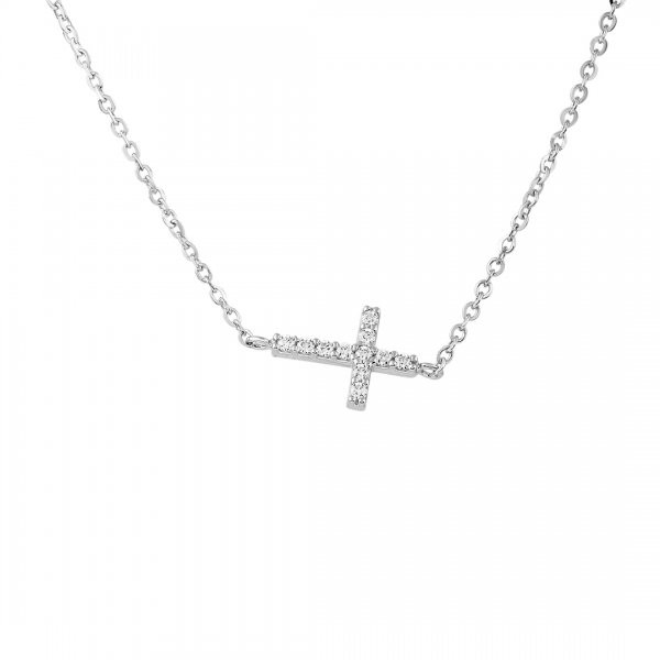 Náhrdelník se syntetickými kameny 376-115-002064 1.95g