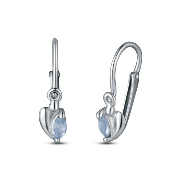 Náušnice dětské s kamenem 333-277-005603 0.90g