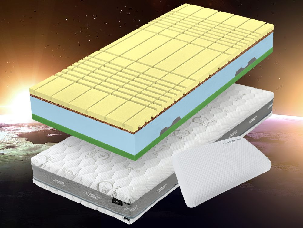 VISCOPUR Ortopedická matrace Viscopur® New VERTEBRA - 100x200 cm