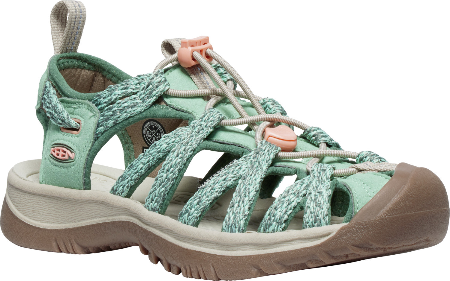 Keen WHISPER WOMEN granite green/peach parfait Velikost: 37,5 195208423024
