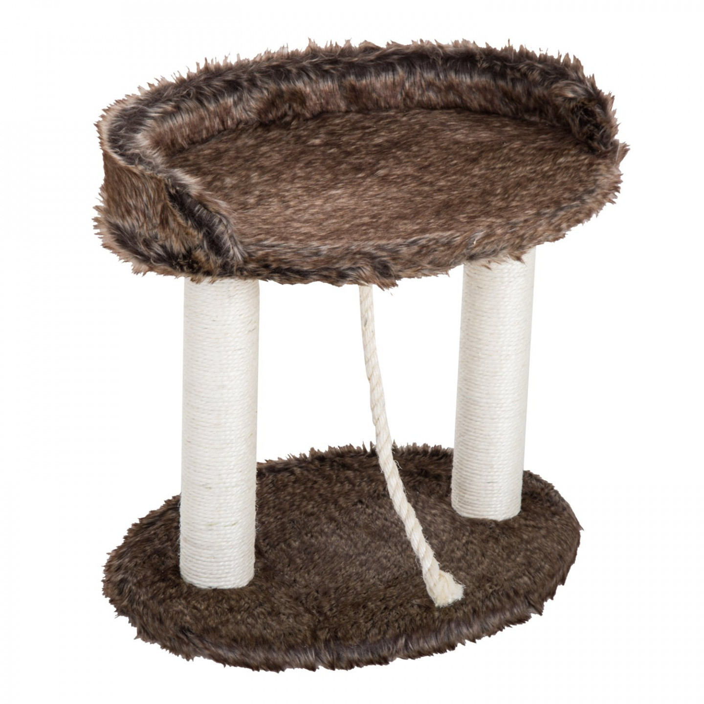 Goleto Škrabadlo pro kočky 45x33x48 cm | hnědé