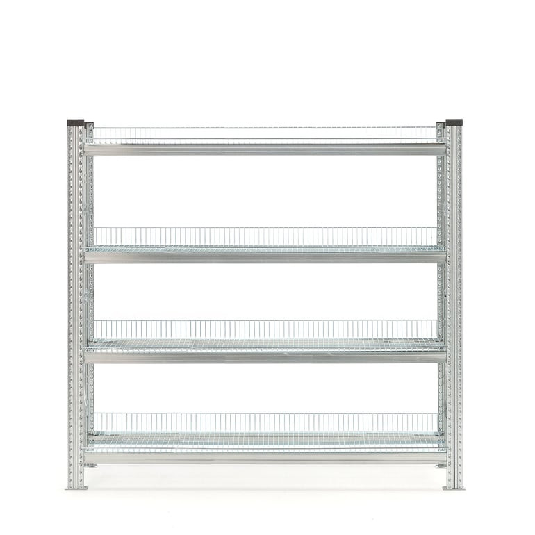 Drátěný regál TRANSFORM, 4 police, 1576x1275x400 mm