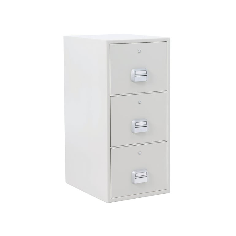 Ohnivzdorná kartotéka SHELL, 90 min, zámek na klíč, 1130x520x680 mm, 3 zásuvky