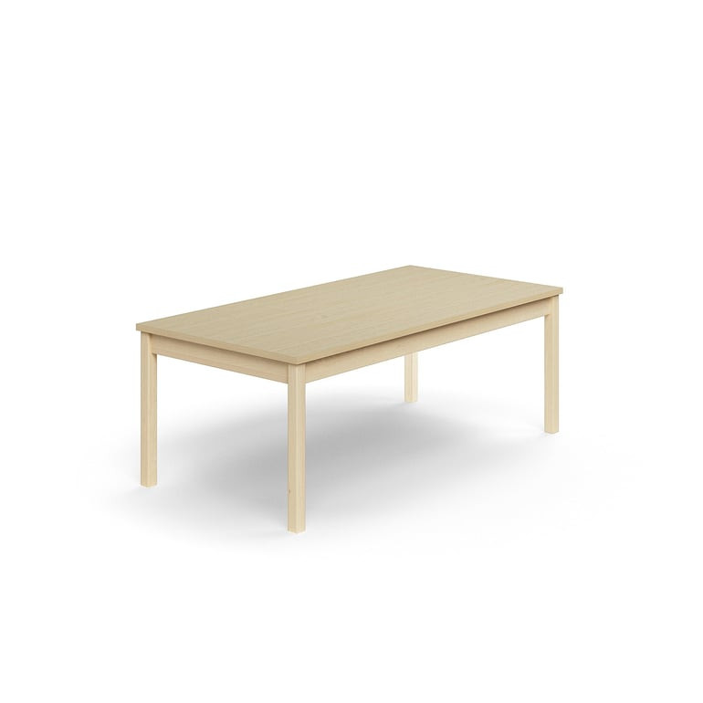 Stůl DECIBEL, 1600x800x590 mm, akustická HPL deska, bříza