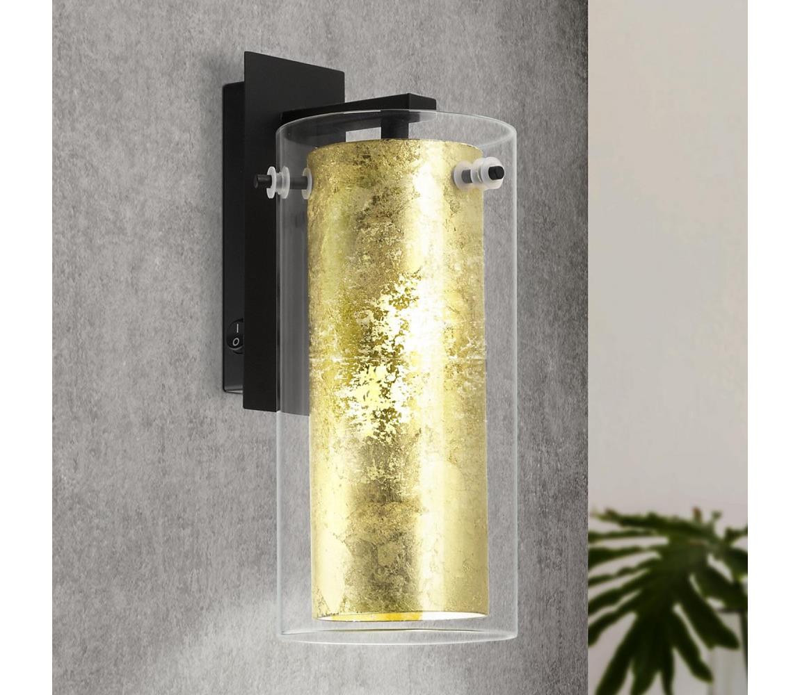 Eglo Eglo 97839 - Nástěnné svítidlo PINTO GOLD 1xE27/40W/230V