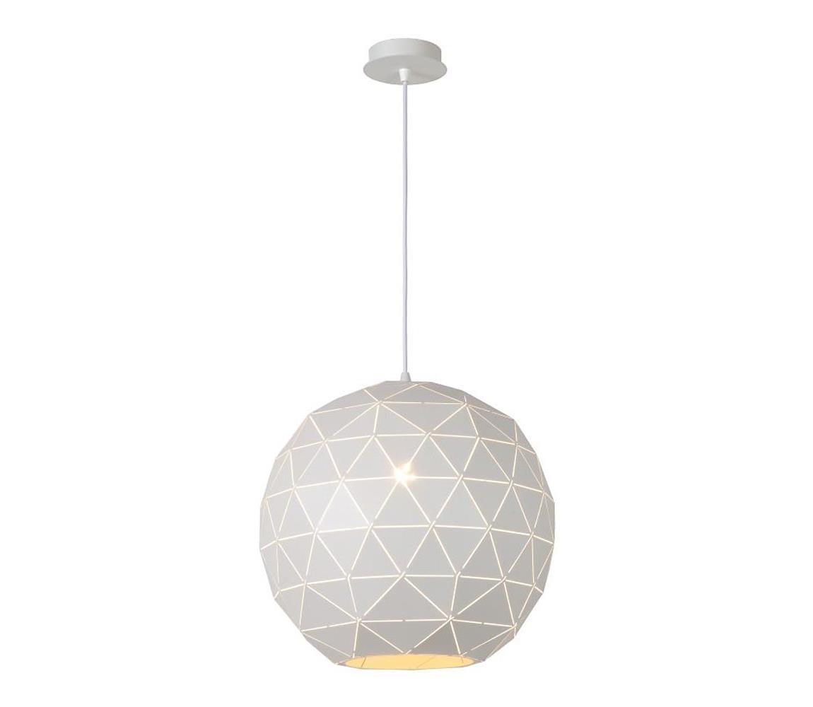 Lucide Lucide 21409/40/31 - Závěsné svítidlo OTONA 1xE27/60W/230V bílé