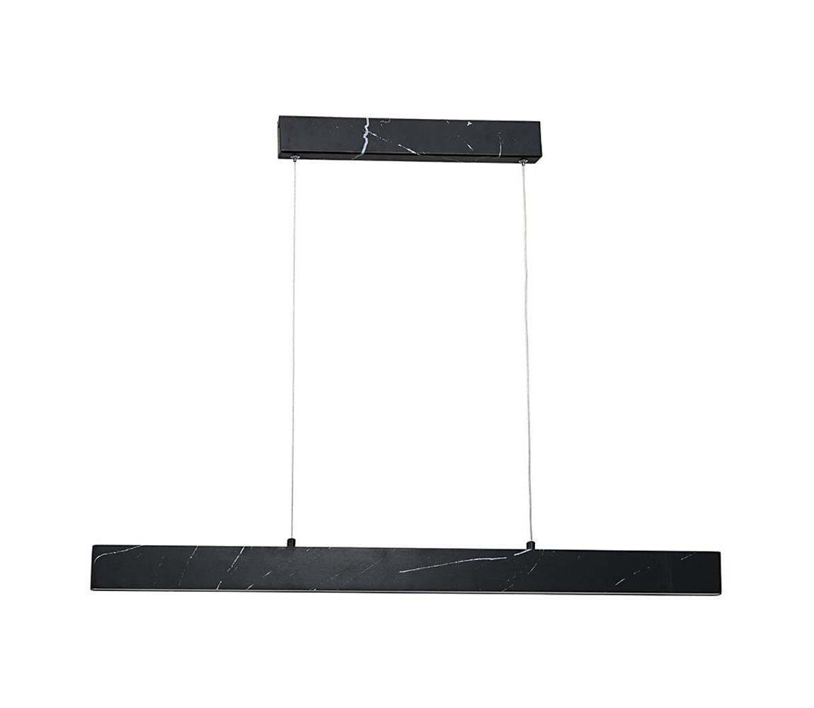 LED Lustr na lanku PIERCE LED/18W/230V černá