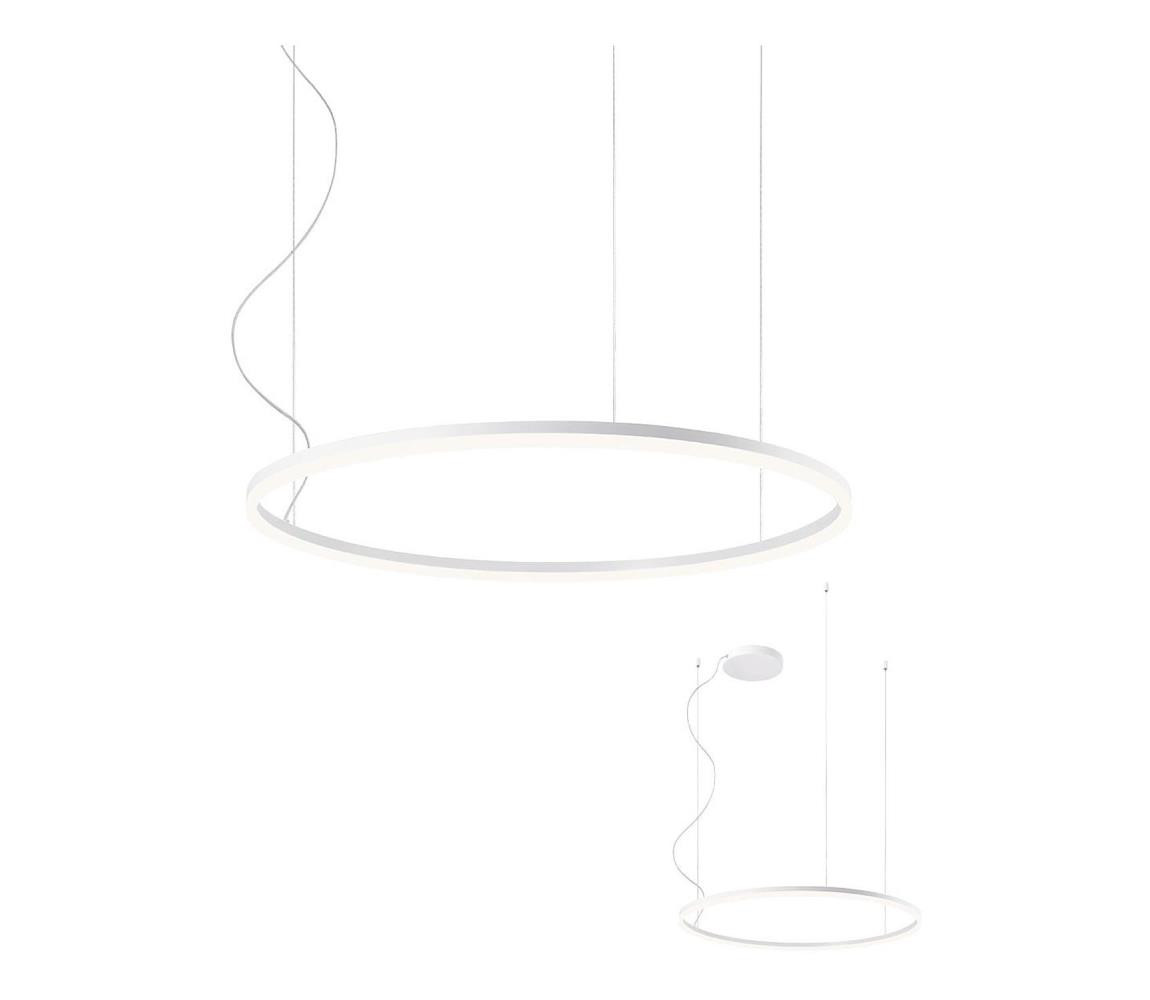 Redo Redo 01-1712 - LED Lustr na lanku ORBIT LED/55W/230V bílá