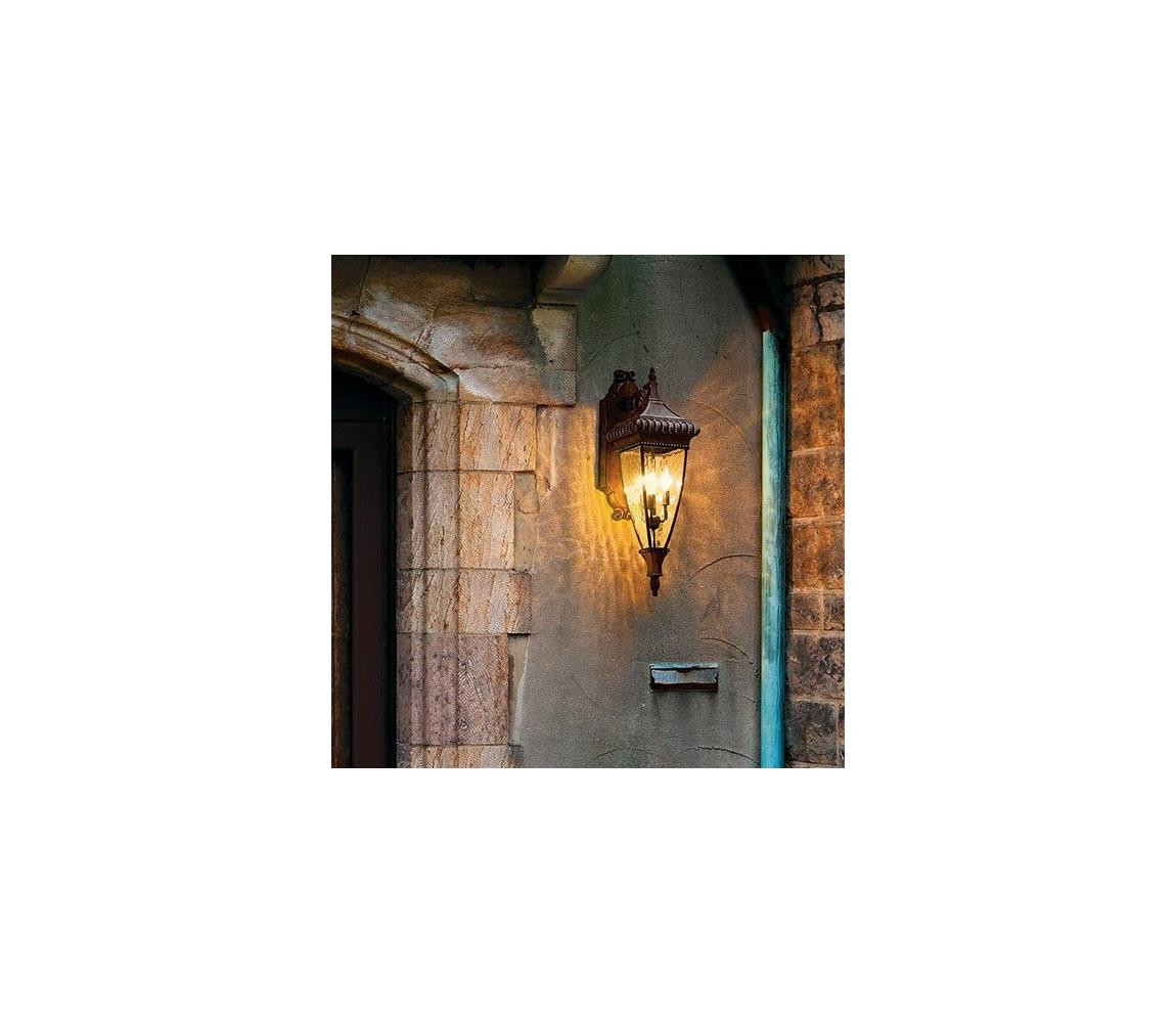 Elstead Elstead KL-VENETIAN2-M - Venkovní nástěnné svítidlo VENETIAN 2xE14/60W/230V IP44