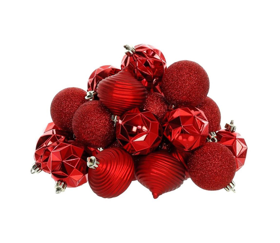 RXL 451 Sada ozdob 30ks/60mm červené