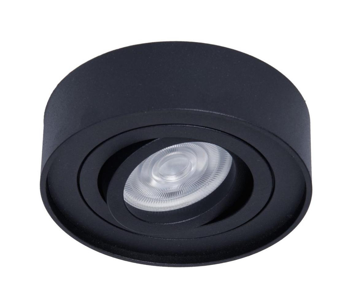 Podhledové bodové svítidlo NUSA 1xGU5,3/MR16/50W/12V kulatý černá