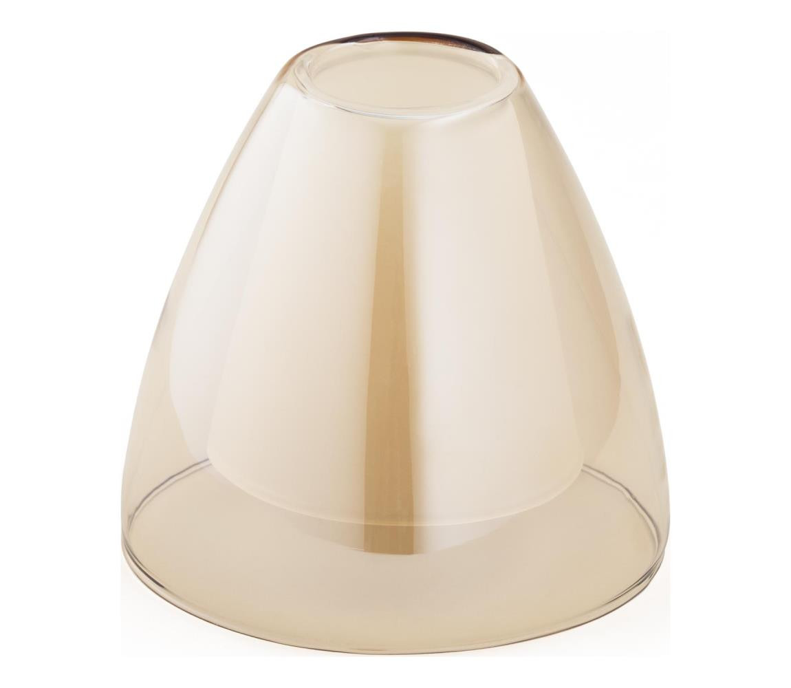 Náhradní sklo k lustru E27 pr. 11,5 cm béžová