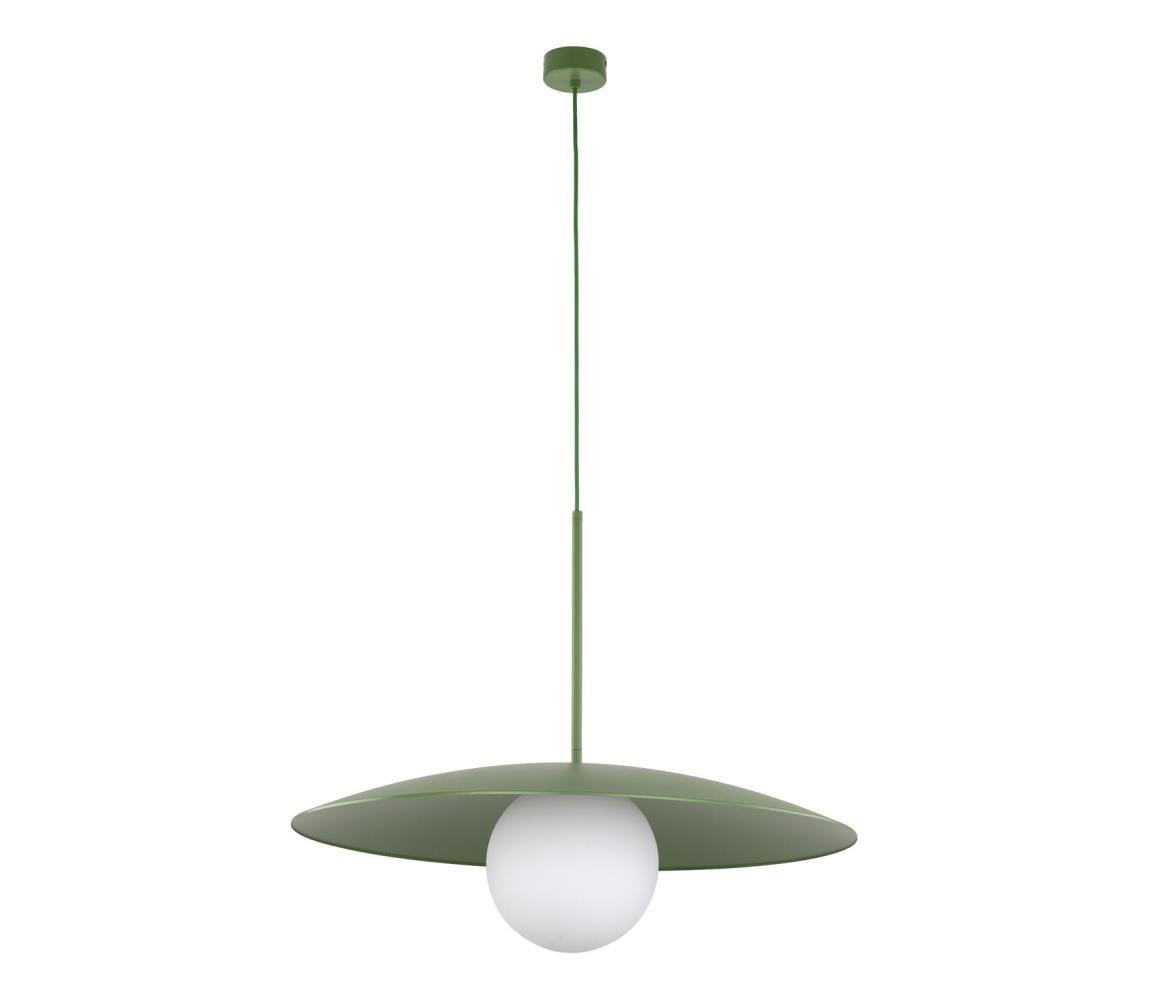 Lustr na lanku SLATE 1xE27/15W/230V pr. 65 cm zelená