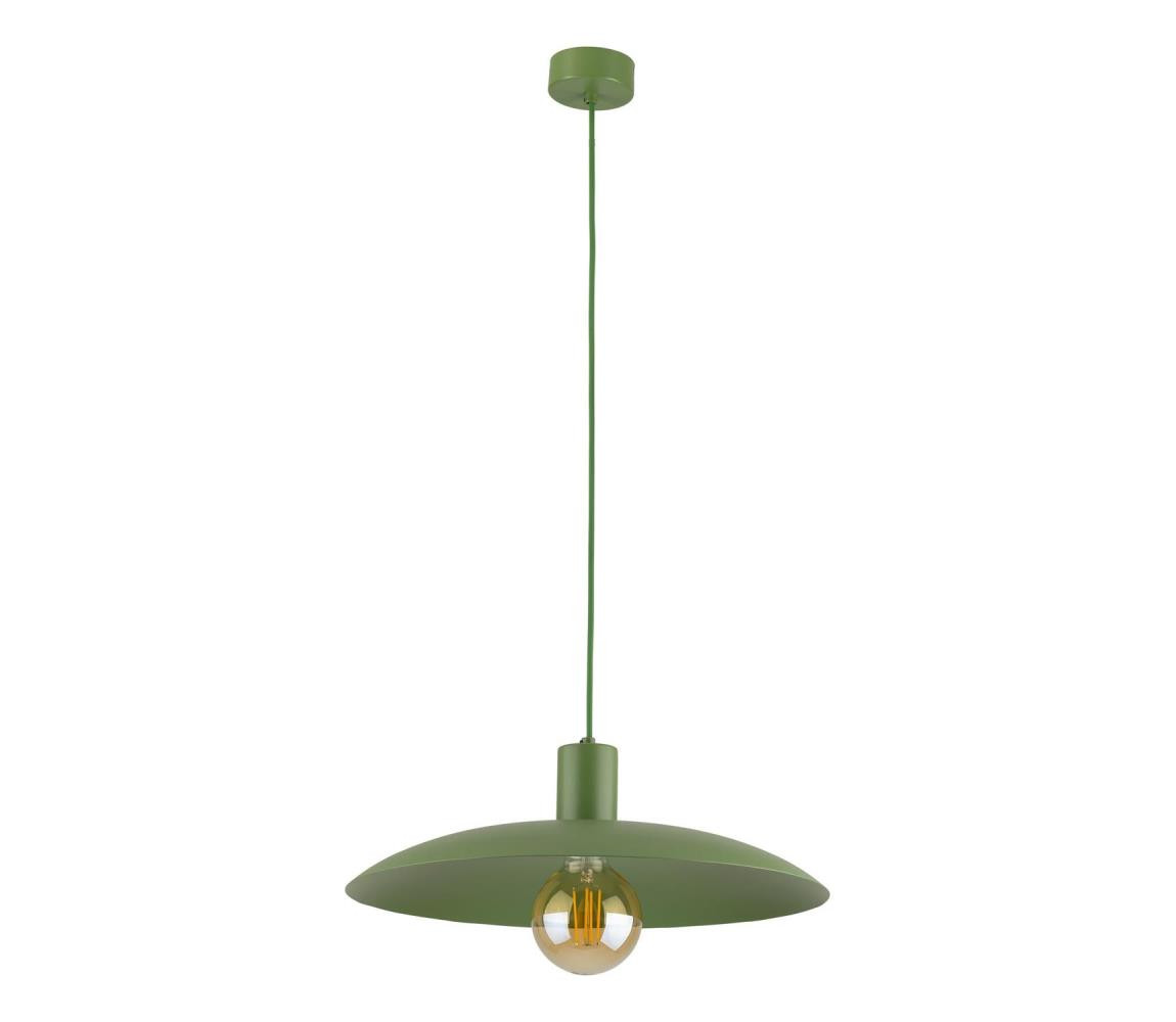 Lustr na lanku ASTRA 1xE27/15W/230V pr. 41 cm zelená