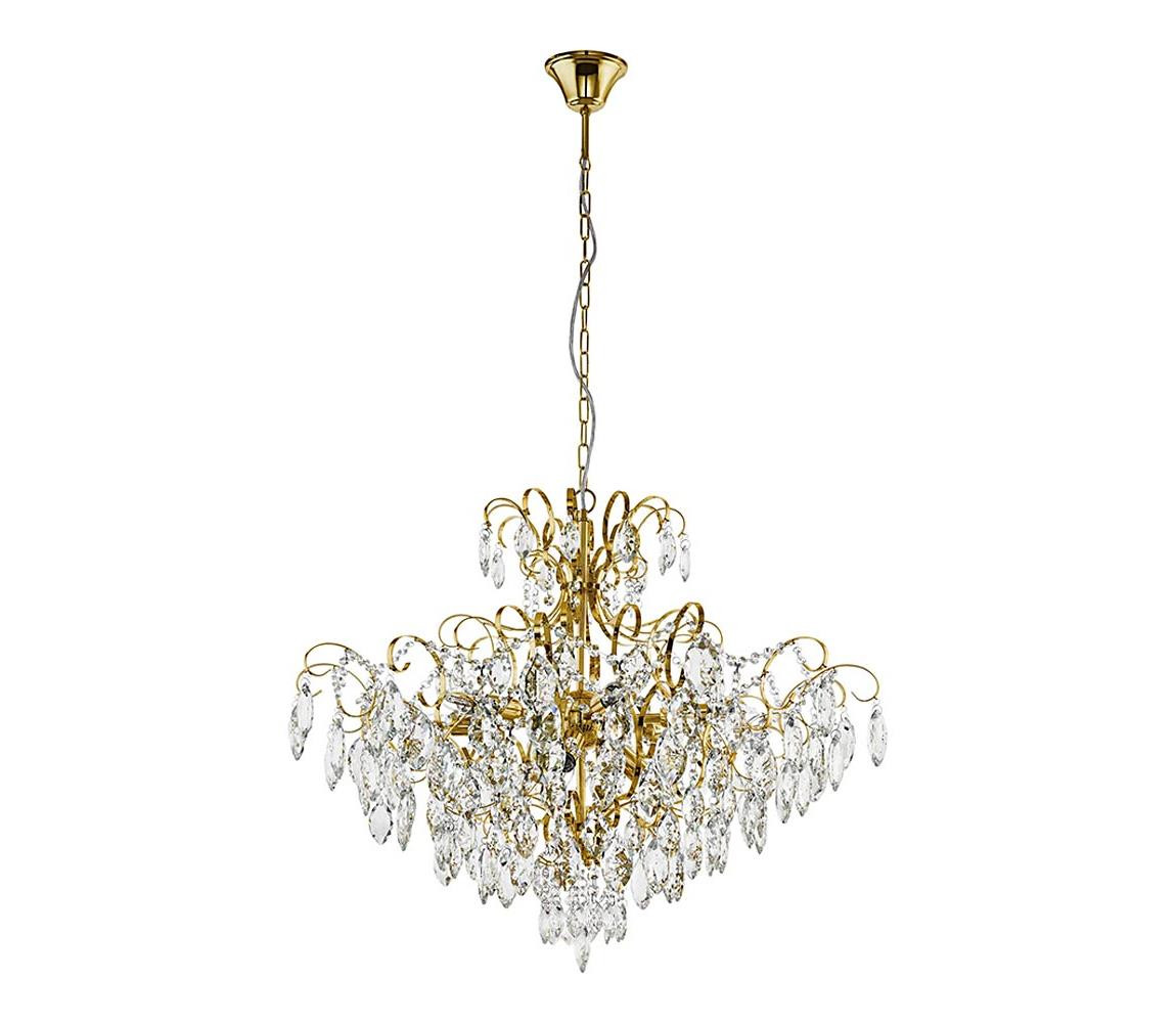 Eglo Eglo 39606 - Lustr na řetězu FENOULLET 9xE14/25W/230V zlatá