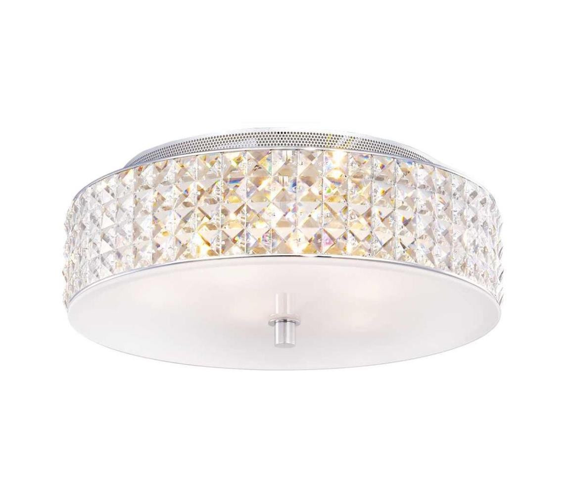 Ideal Lux Ideal Lux - LED Křišťálové stropní svítidlo ROMA 6xG9/3W/230V pr. 40 cm chrom