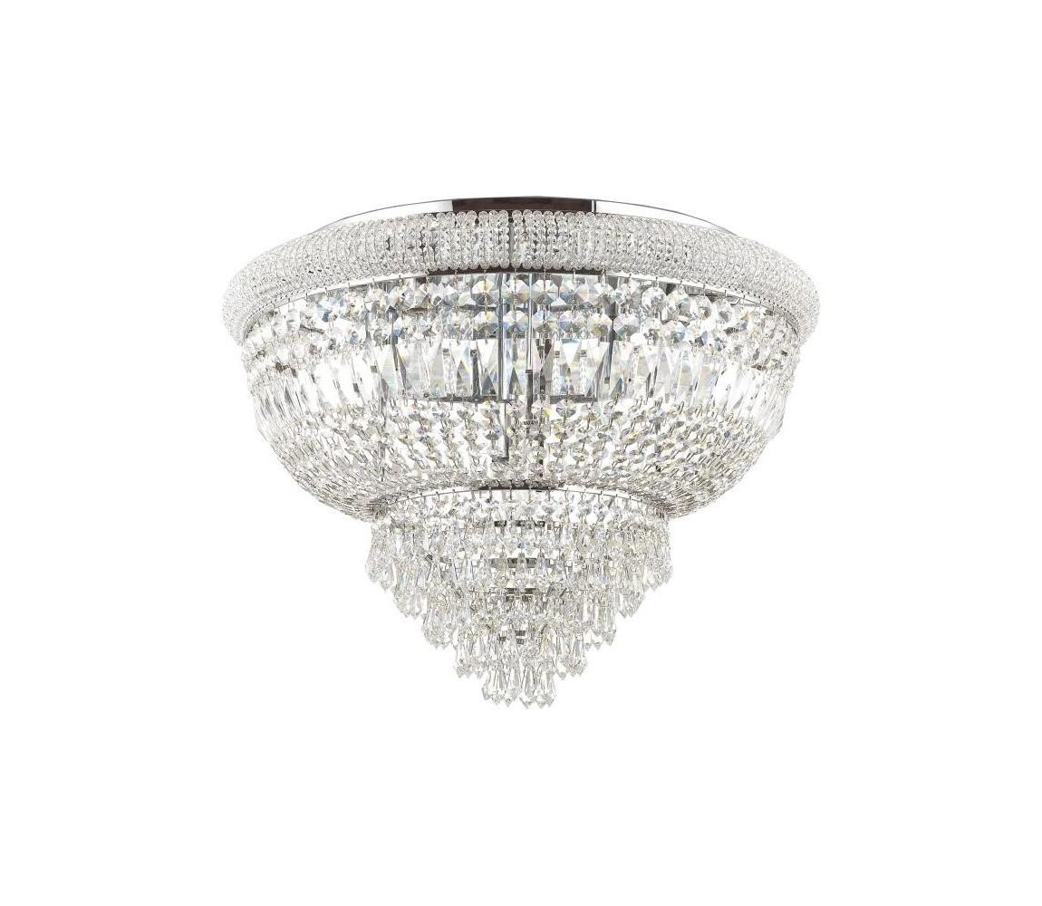 Ideal Lux Ideal Lux - Křišťálové stropní svítidlo DUBAI 24xE14/28W/230V pr. 78 cm chrom