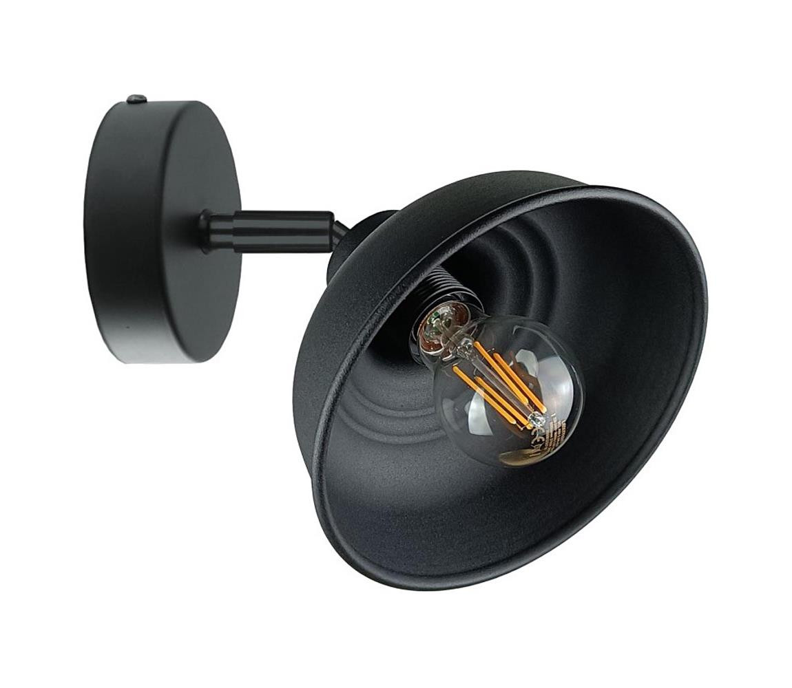 Keter Lighting Nástěnné bodové svítidlo FAUN 1xE27/60W/230V černá
