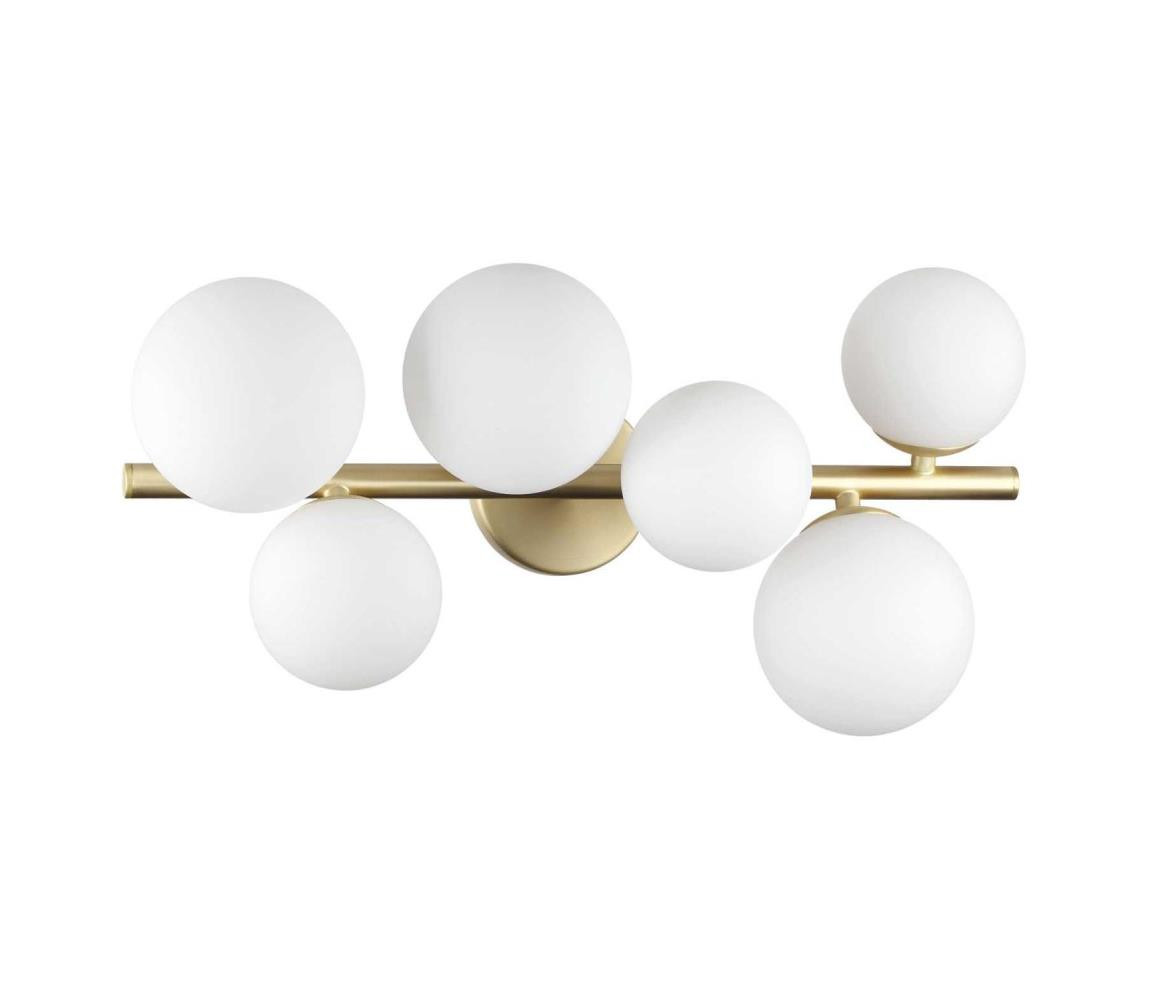 Ideal Lux Ideal Lux - LED Přisazený lustr PERLAGE 6xG9/3W/230V 49 cm zlatá/bílá