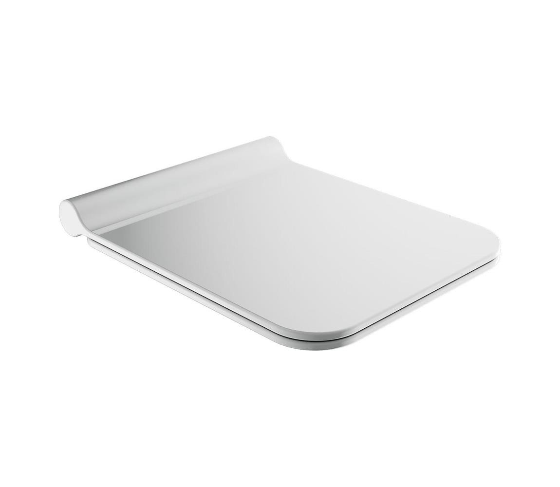 OMNIRES OMNIRES BOSTONDEBP - Záchodové prkénko SoftClose BOSTON duroplast/lesklá bílá